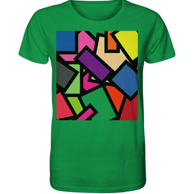 "polygon" T-Shirt unisex - Organic Shirt - Fresh Green - S