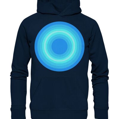 "tunnel" Hoodie unisex - Organic Hoodie - French Navy - L