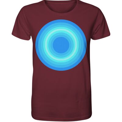 "tunnel" T-Shirt unisex - Organic Shirt - Burgundy - XL