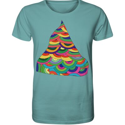"circles" T-Shirt unisex - Organic Shirt - Citadel Blue - XS