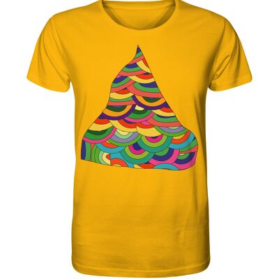 "circles" T-Shirt unisex - Organic Shirt - Spectra Yellow - M
