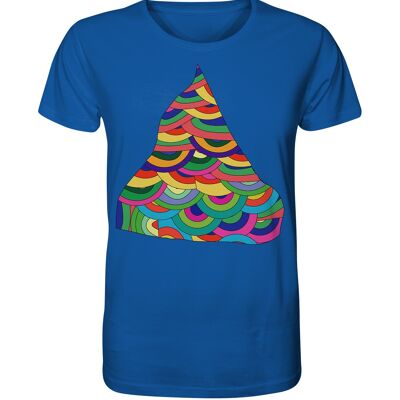 "circles" T-Shirt unisex - Organic Shirt - Royal Blue - XS