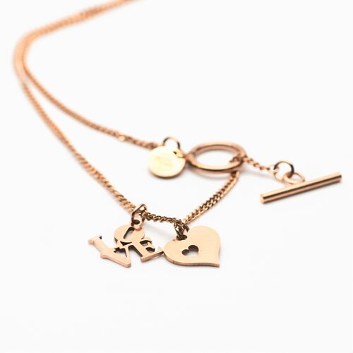 Self-Love Necklace - Rose Gold