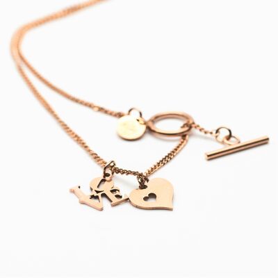 Collier Amour-Propre - Or Rose