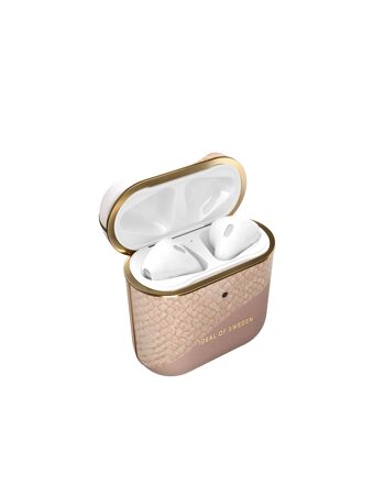 Atelier AirPods Coque Serpent Rose Blush 3