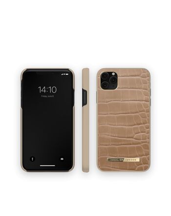 Atelier Coque iPhone 11 Pro Max Camel Croco 5