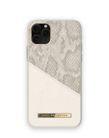 Atelier Coque iPhone 11 PRO Python Perle 1