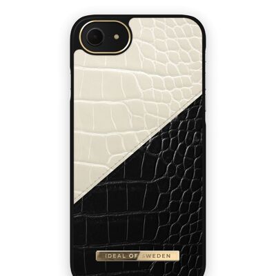 Funda Atelier iPhone 7 Crema Negro Croco