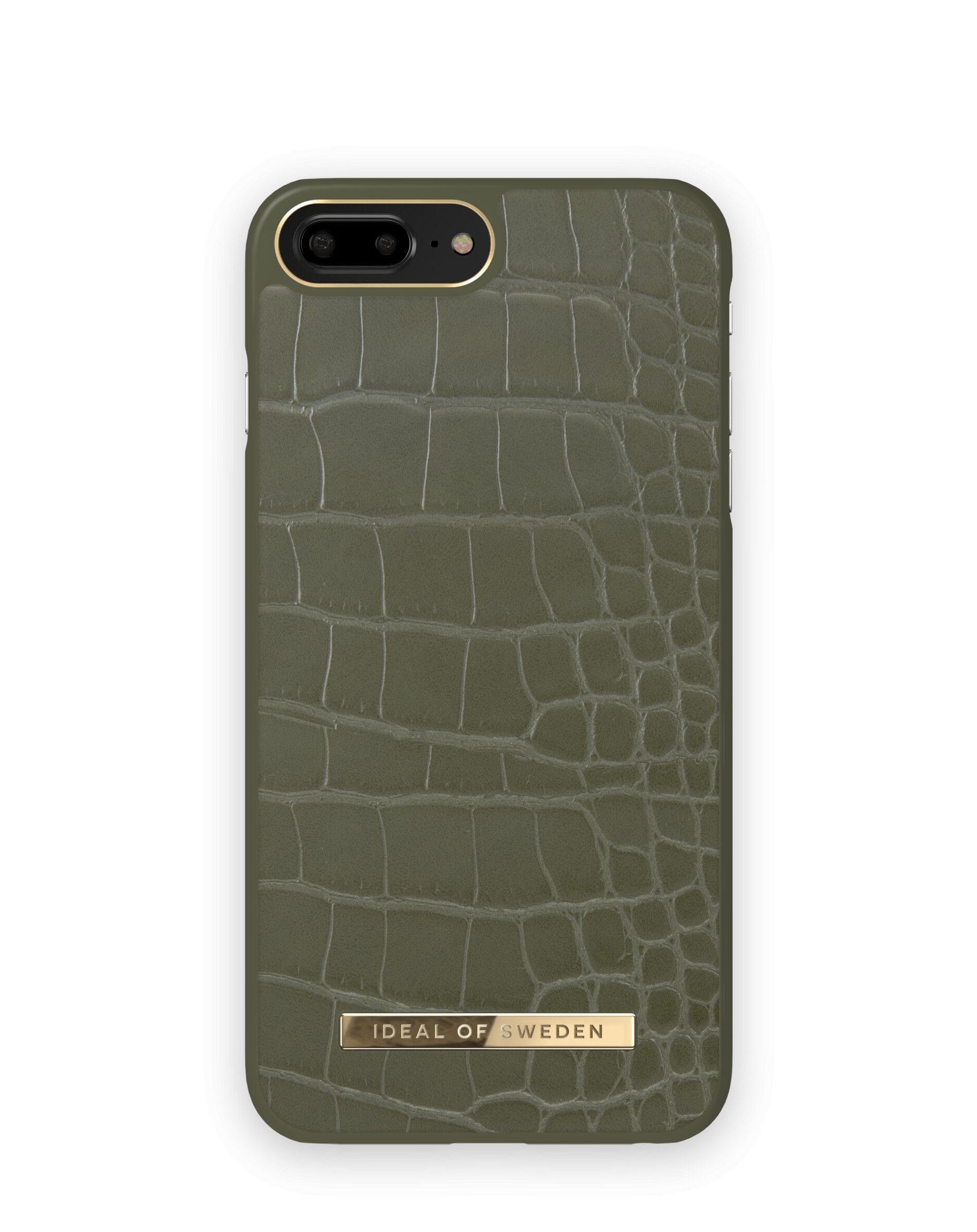 Custodia Atelier per iPhone 7 Plus Khaki Croco