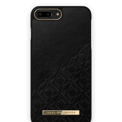 Atelier Case iPhone 8 Plus Geprägtes Schwarz