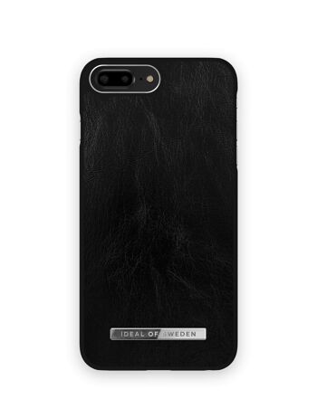 Atelier Coque iPhone 8 Plus Noir Brillant Argenté 1