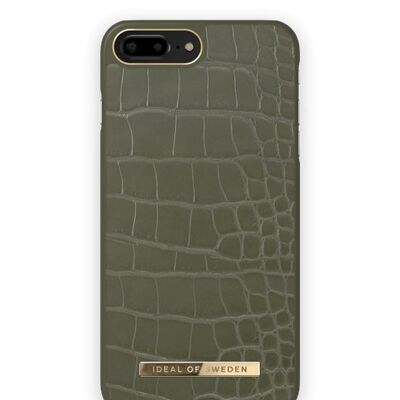 Atelier Case iPhone 8 Plus Khaki Croco