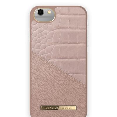 Custodia Atelier per iPhone SE (2020) Rose Smoke Croco