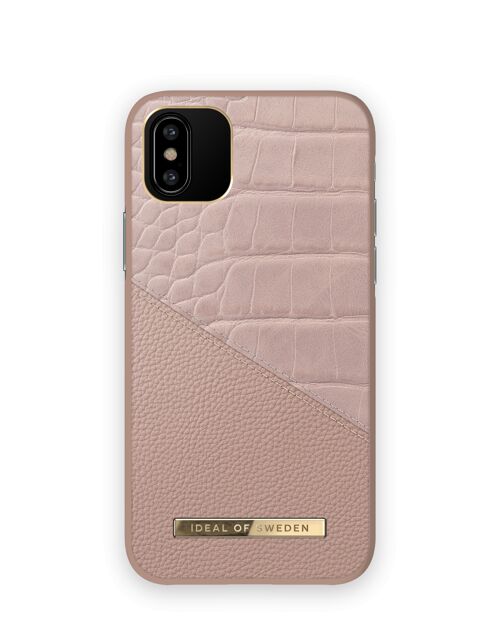 Atelier Case iPhone X Rose Smoke Croco