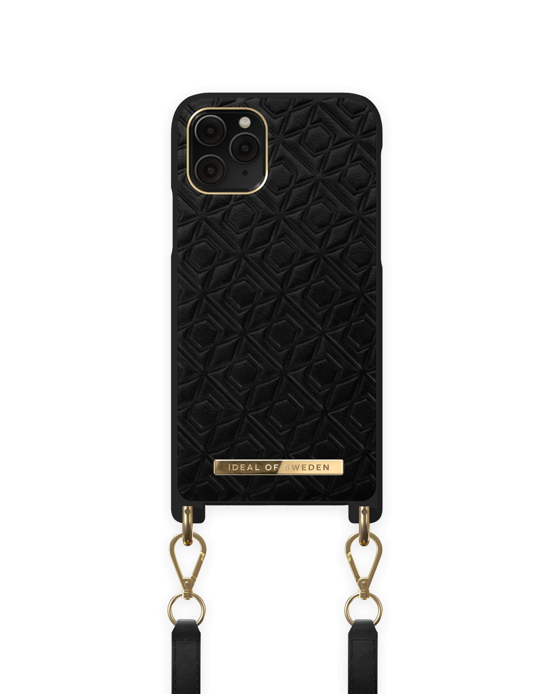Atelier Collana Custodia iPhone 11 Pro Nero goffrato