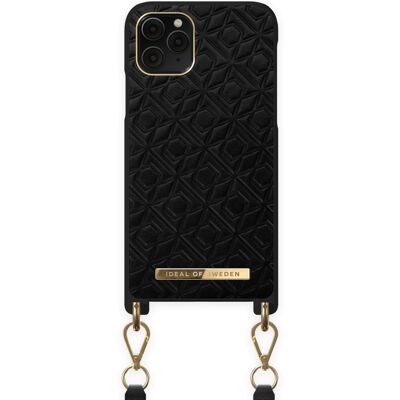 Atelier Necklace Case iPhone 11 Pro Embossed Black