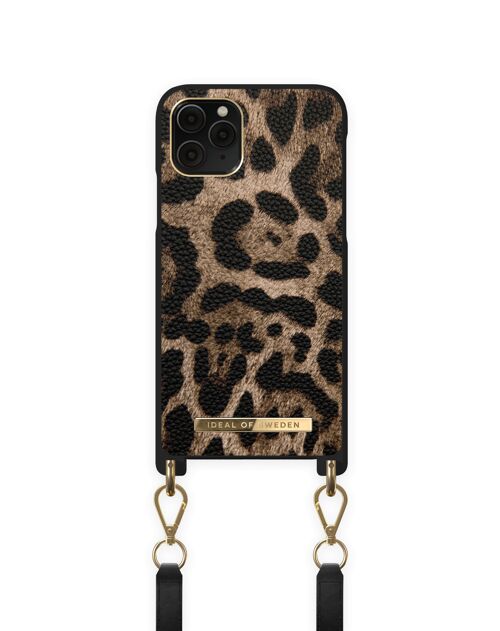 Atelier Necklace Case iPhone 11 Pro Midnight Leopard