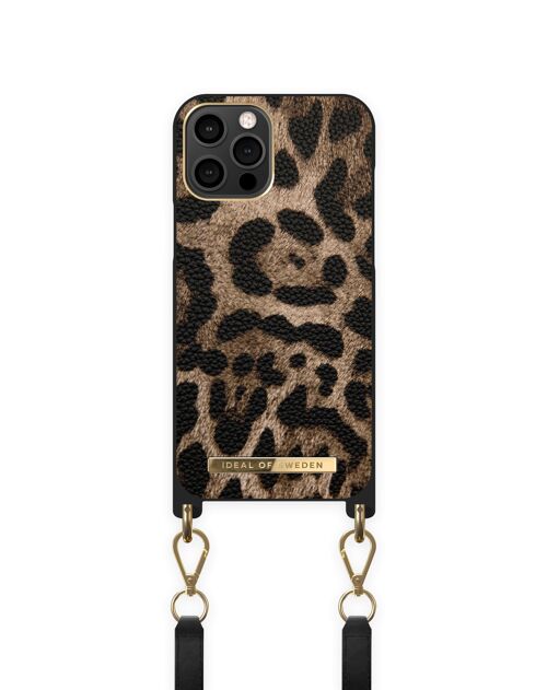 Atelier Necklace Case iPhone 12 Pro Max Midnight Leopard