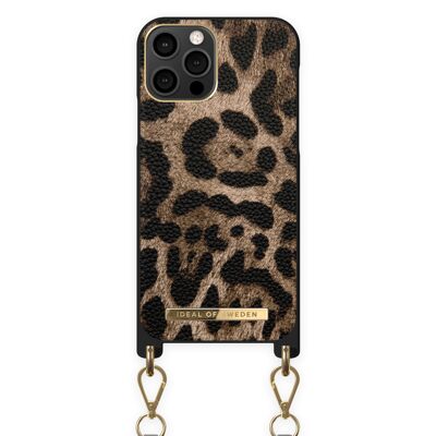 Atelier Necklace Case iPhone 12 Pro Midnight Leopard