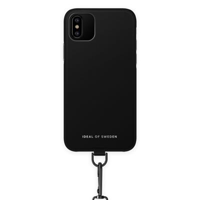 Atelier Necklace Case iPhone X Intensives Schwarz