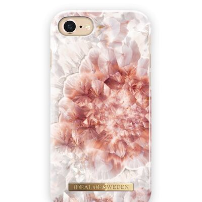 Fashion Case Hannalicious iPhone 8 Cristal de quartz rose
