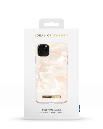 Coque Fashion iPhone 11 Pro Max Rose Pearl Marble 7