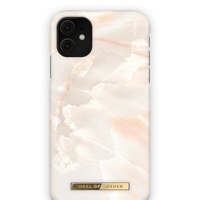 Fashion Case iPhone 11 Rose Pearl Marmor