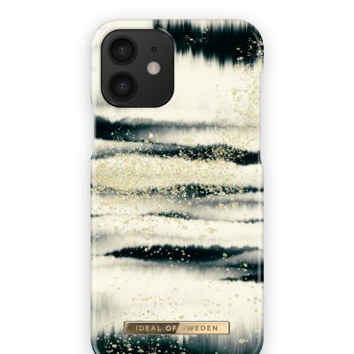 Coque Fashion iPhone 12 Golden Tie Dye