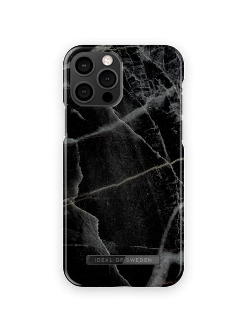 Fashion Case iPhone 12 Pro Black Thunder Marble