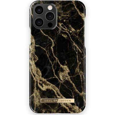 Fashion Case iPhone 12 Pro Golden Smoke Marble