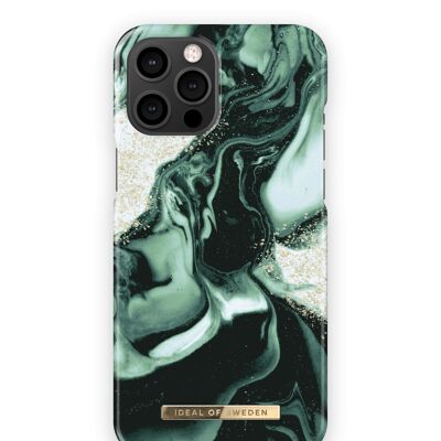Fashion Case iPhone 12 Pro Max Golden Olive Marble