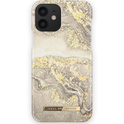 Fashion Case iPhone 12 Sparkle Greige Marble