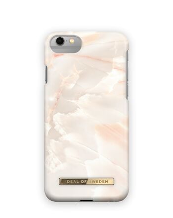 Coque Fashion iPhone 6 / 6S Rose Perle Marbre 1