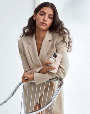 Coque Fashion iPhone 6 / 6S Rose Perle Marbre 2