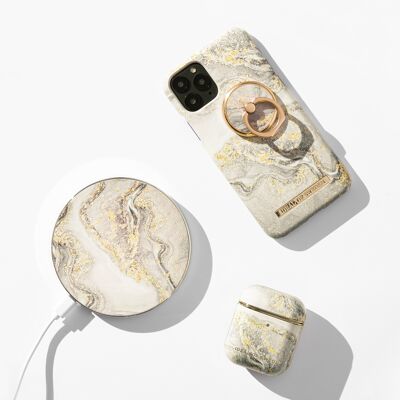 Custodia alla moda per iPhone 6 / 6S Sparkle Greige Marble