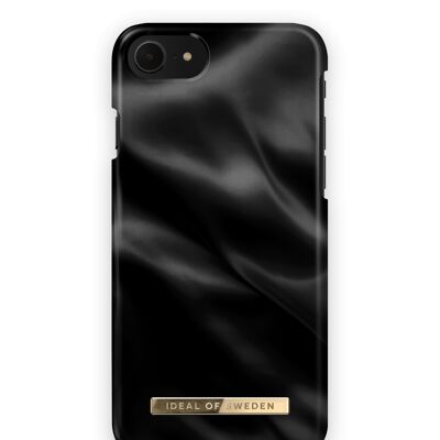 Custodia alla moda per iPhone 7 nera satinata