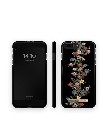 Coque Fashion iPhone 7 Plus Floral Foncé 4