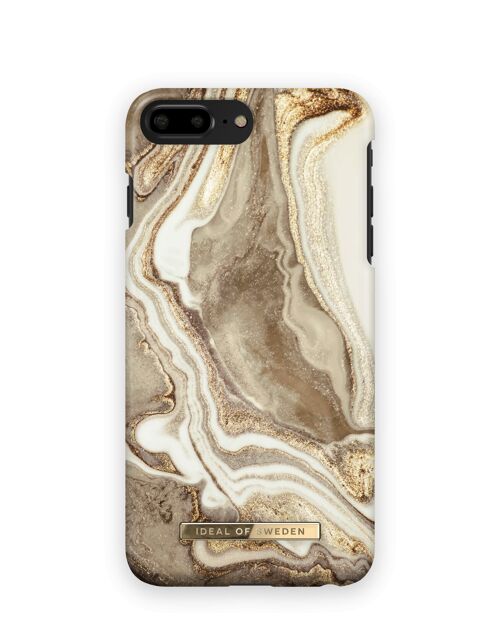 Fashion Case iPhone 7 Plus Golden sand marble