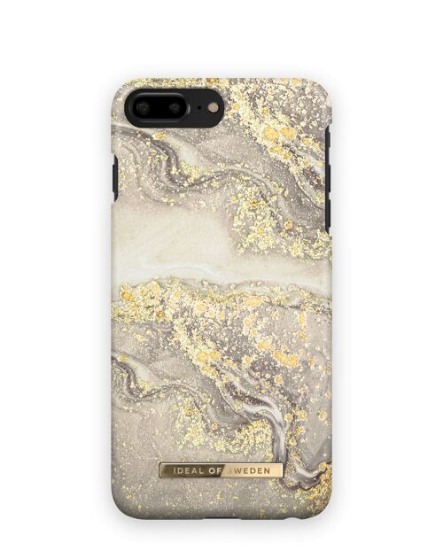 Fashion Case iPhone 7 Plus Sparkle Greige Marble