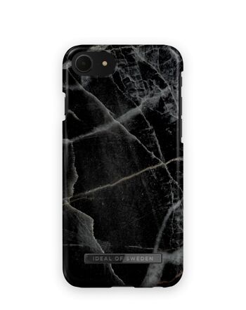 Coque Fashion iPhone 8 Black Thunder Marble 1