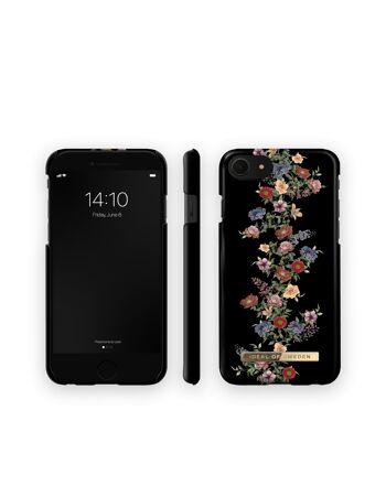 Coque Fashion iPhone 8 Floral Foncé 4