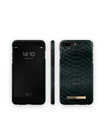 Coque Fashion iPhone 8 Plus Noir Reptile 3