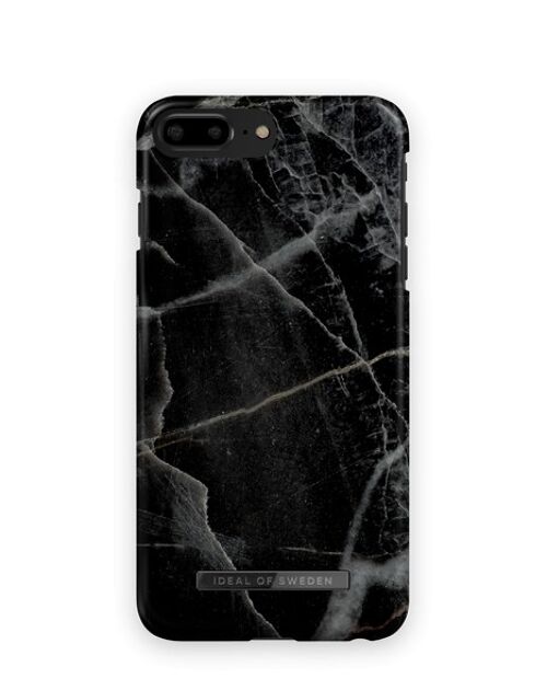Fashion Case iPhone 8 Plus Black Thunder Marble