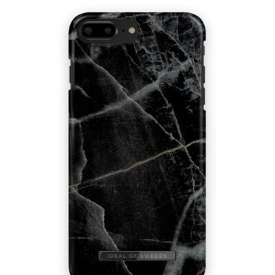 Fashion Case iPhone 8 Plus Black Thunder Marmo