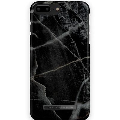 Fashion Case iPhone 8 Plus Black Thunder Marble