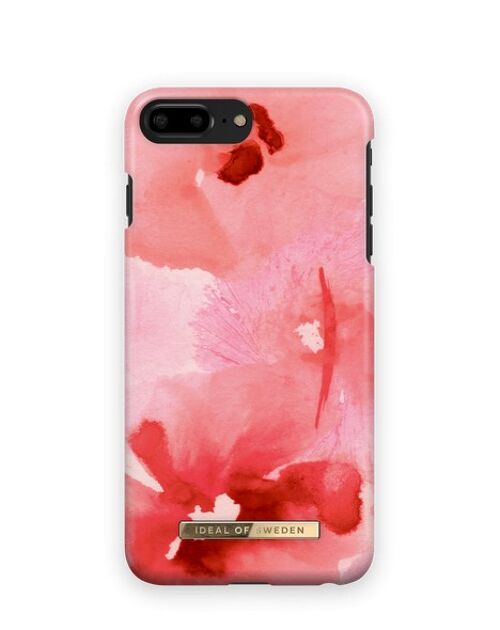 Fashion Case iPhone 8 Plus Coral Blush Floral