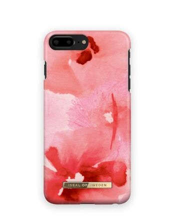 Coque Fashion iPhone 8 Plus Corail Blush Floral