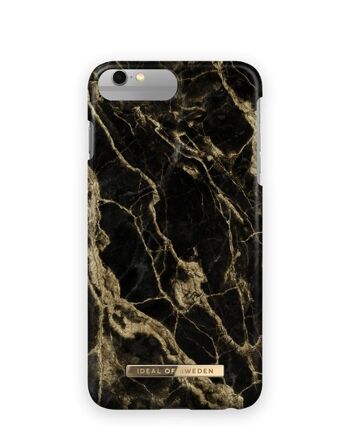 Coque Fashion iPhone 8 Plus Golden Smoke Marble