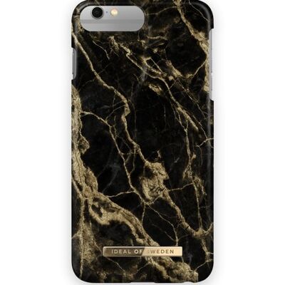 Fashion Case iPhone 8 Plus Golden Smoke Marble