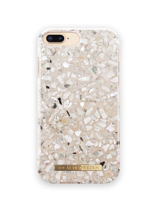 Fashion Case iPhone 8 Plus Greige Terazzo